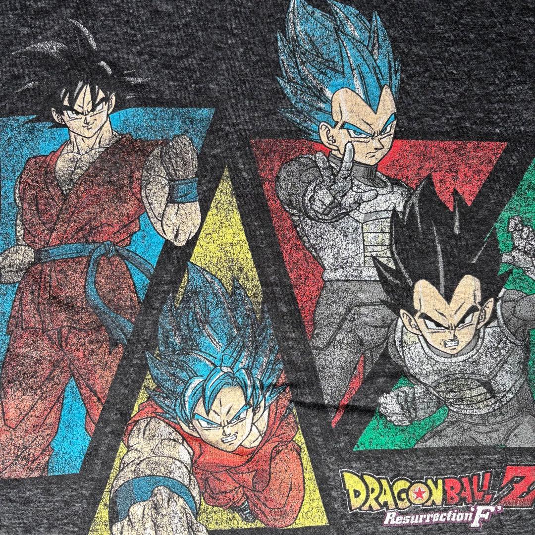 

[USED] Dragon Ball Short Sleeve T-Shirt Goku Vegeta Anime Print Akira Toriyama Rare