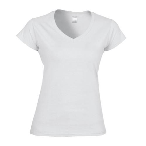 Gildan Womens/Ladies Soft Touch V Neck T-Shirt