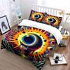 Psychedelic Cosmic Gaze. Bedding Sets Duvet Covers Pillowcases(1* Duvet Cover 2* Pillowcases Without Duvet Insert)