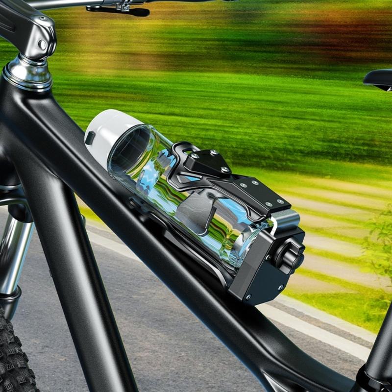 Secure Locking Bike Cup Mount Adjustable 50-90mm Width Water Container Holder Suitable for Motorcycles Strollers Bike