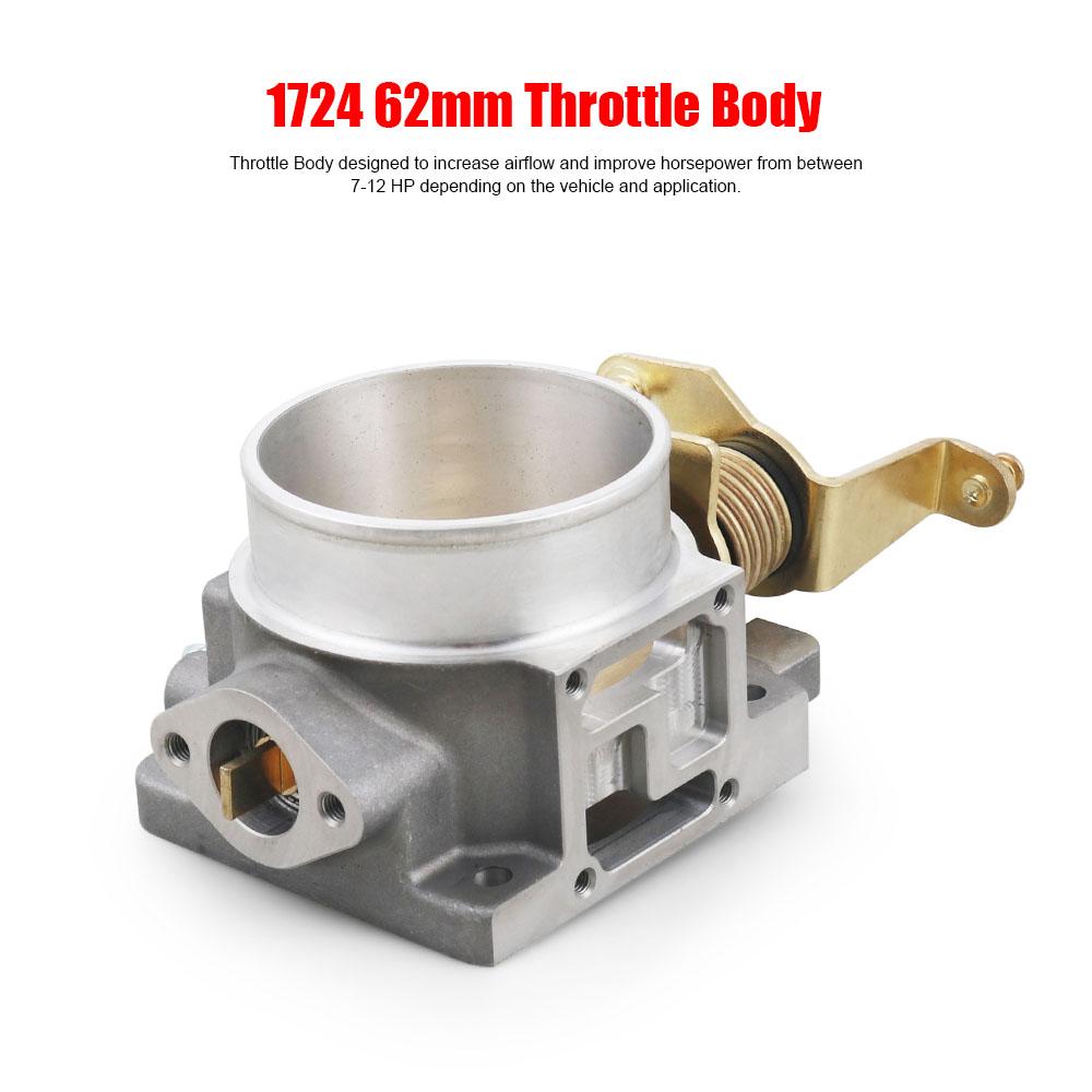 Corpo farfallato 1724 da 62 mm per Jeep con 4.0L 1991-2003 per Jeep Wrangler Cherokee 4.0L YJ TJ XJ ZJ WJ 1998-2003