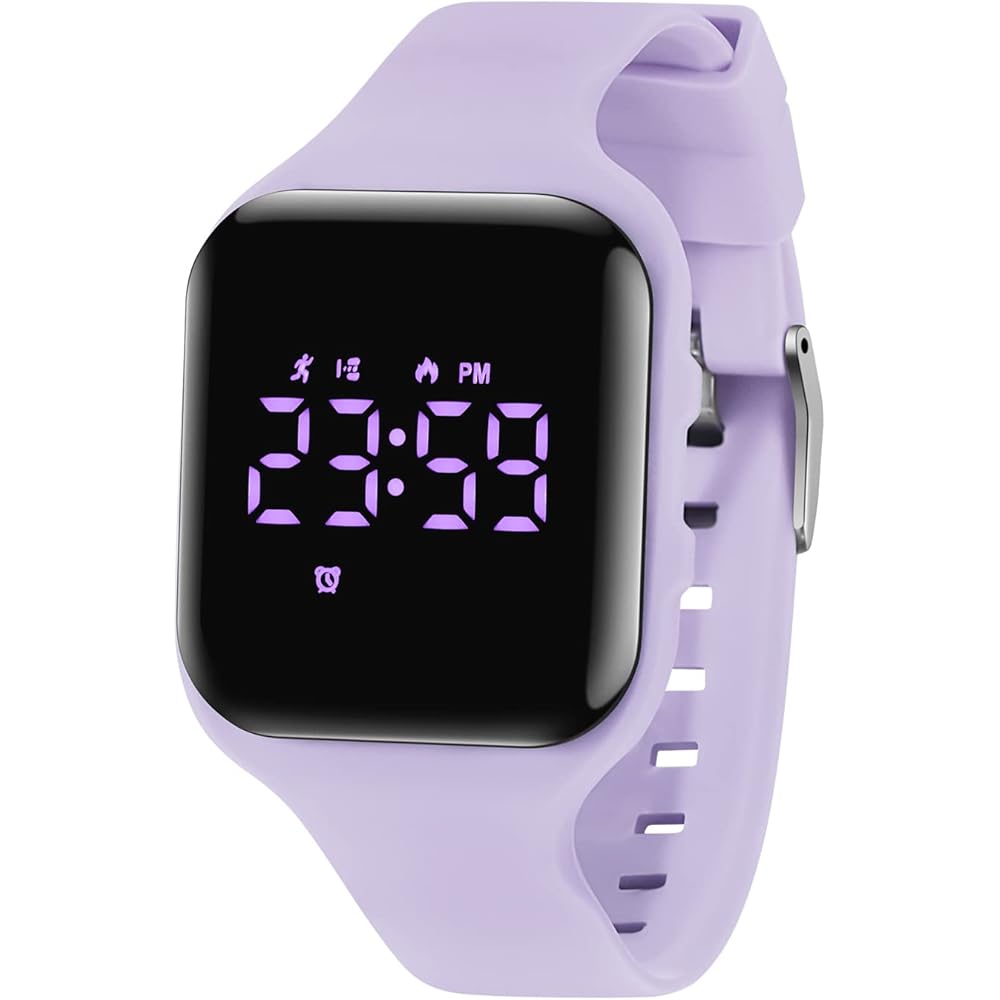 Digital Kids Sports Watch 5ATM Waterproof Activity Tracker with Alarm Stopwatch for Boys and Girls