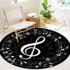 S Music Hit Cd Round Rug Nonslip Area Rug Office Chair Mat Carpet For Living Room Bedroom Home Decor