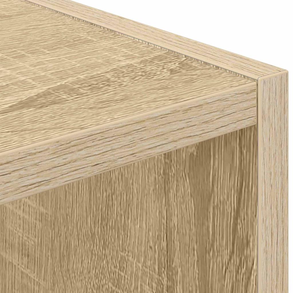 Nightstand 2 Pcs Sonoma Oak 30.5 X 27 X 59.5 Cm Engineered Wood