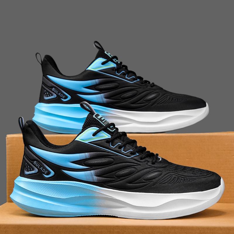 YRZL Mens Sports Shoes Lightweight Breathable Men Running Shoes Non-Slip Durable Comfortable Soft Casual Outdoor Sport Sneakers