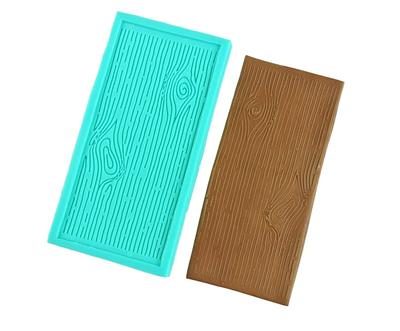 Silicone Mold for Fondant Wood Pattern Wood