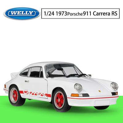 Welli 1:Maßstab 1:24 1973 Porsche 911 Carrera RS Legierungs-Automodell Diecasts Metall-Spielzeugfahrzeuge Automodell Hochsimulations-Sammlung Kindergeschenke