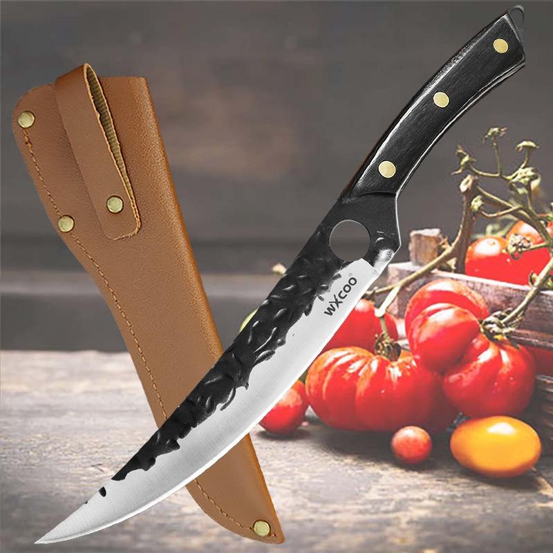 

Нержавеющая сталь Ручная работа Нож шеф-повара кухонные принадлежности уникальные ножи кухня Ножи для барбекю нож для обвалки тесак для мяса 1PC