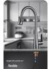 All-Copper Kitchen Pull-Out Faucet with 360° Rotation & Dual-Use Hot/Cold for Vegetable Sink