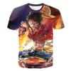 Letní nové, žhavé, prodávané, anime postavy, 3D digitální tisk, mládežnický trend, módní kreativní trend, pánské tričko