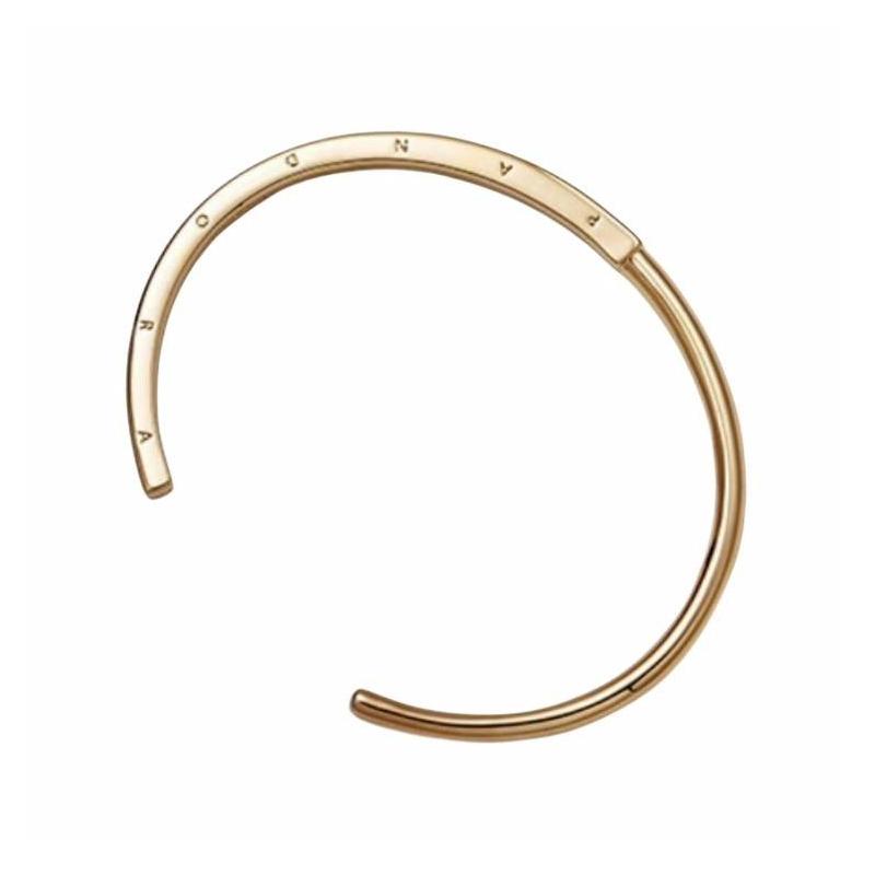 Pandora Logo Design Bracelet Unisex Couple Style Gold 569493C00-2 золотой