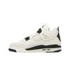 Baskets Homme Air Jordan 4 Retro Flight Club Blanc Voile Noir IM4002-100