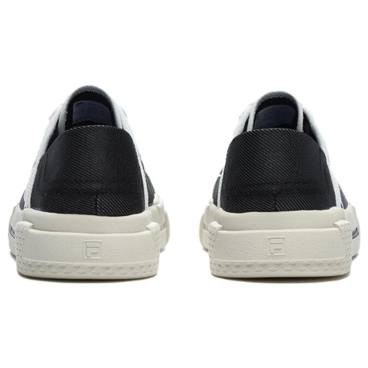 FILA Fusion Wallride DX Simple Comfortable Durable Lightweight Low-Top Canvas Shoes Women sneaker Black T12W322101FBG