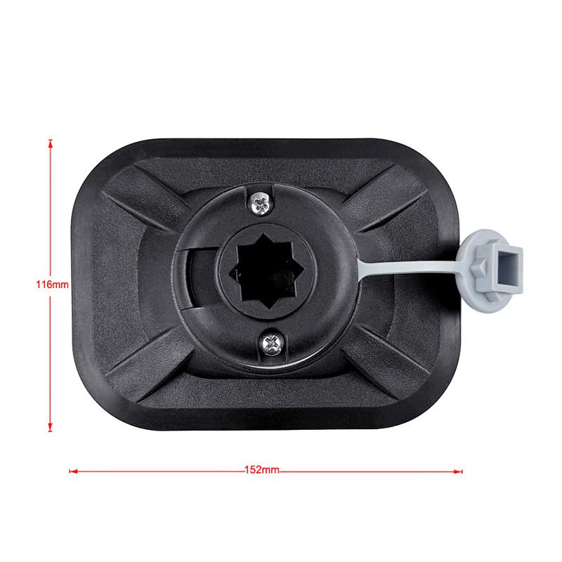 Inflatable Pvc Boat Fishing Rod Holder Gps Fish Finder Camera Mount Kayak Ball Base Safety Mount Kit Diy Pad