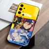 SK8 The Infinity L-Langa R-Reki Phone Case For Samsung Galaxy A73,A72,A71,A70,A53,A52,A51,Soft Silicone Black Cover