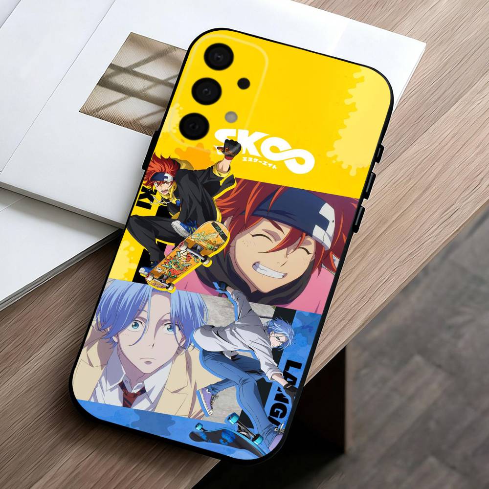 SK8 The Infinity L-Langa R-Reki Phone Case For Samsung Galaxy A73,A72,A71,A70,A53,A52,A51,Soft Silicone Black Cover