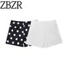 Zbzr Autumn New Women Clothes Western Style Fashion Temperament Loose Casual All-matching High Waist Shorts 3067500