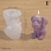 Precioso Molde de Silicona para Velas de Animales 3D Mascota Perro Diy Aromaterapia Yeso Vela Molde de Resina Molde para Fundición Artesanal de Jabón Decoración del Hogar