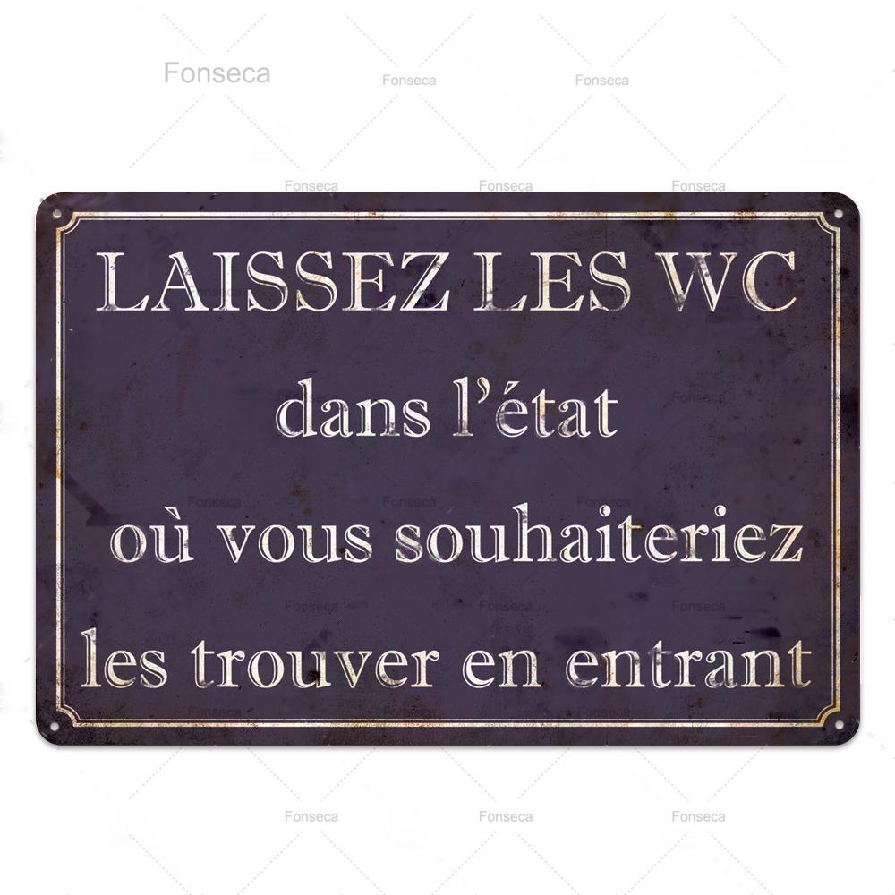 Place Des Aperos Plaque Metal Vintage French Retro Metal Tin Sign Bar Pub Club Wall Decor Iron Painting Decorative Plate