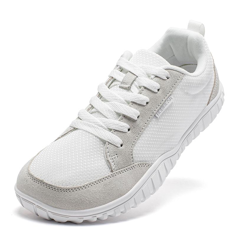 

Кроссовки для ходьбы с широким носком Унисекс Дышащая обувь из сетки Удобные Легкие Повседневные Кроссовки для бега 37 белый