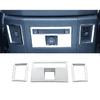 3x Rear Air Condition Vent Outlet Panel Cover Decor Frame For Dodge RAM Chrome