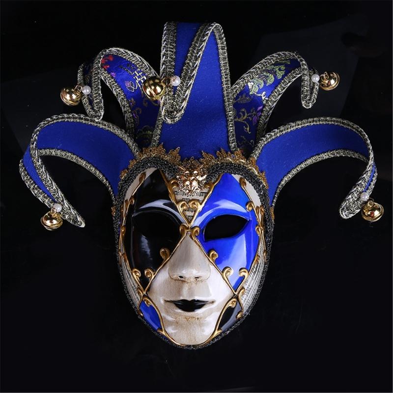 Masquerade Mask for Women Halloween Mask, Halloween Cosplay Eyemask Masquerade Full Face Mask Accsessory