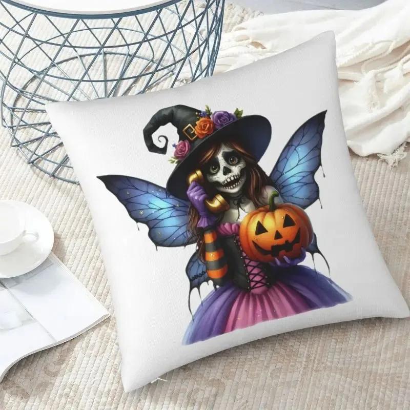 Чехол для подушки с украшением на Хэллоуин, узор в виде тыквы, подходит для украшения дома, гостиной, дивана, комнаты 40x40cm