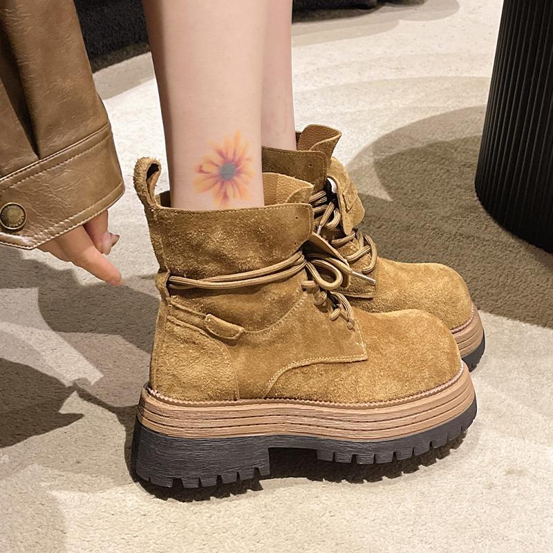 2026 Flats Platform Ankle Boots for Women Casual Fashion Sport Shoes Cozy Dress Winter Boots Designer Brand Short Botas Female