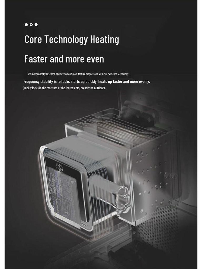 20L Classic Mini Microwave Oven with Turntable and Double Knob Adjustment - Model MXP04