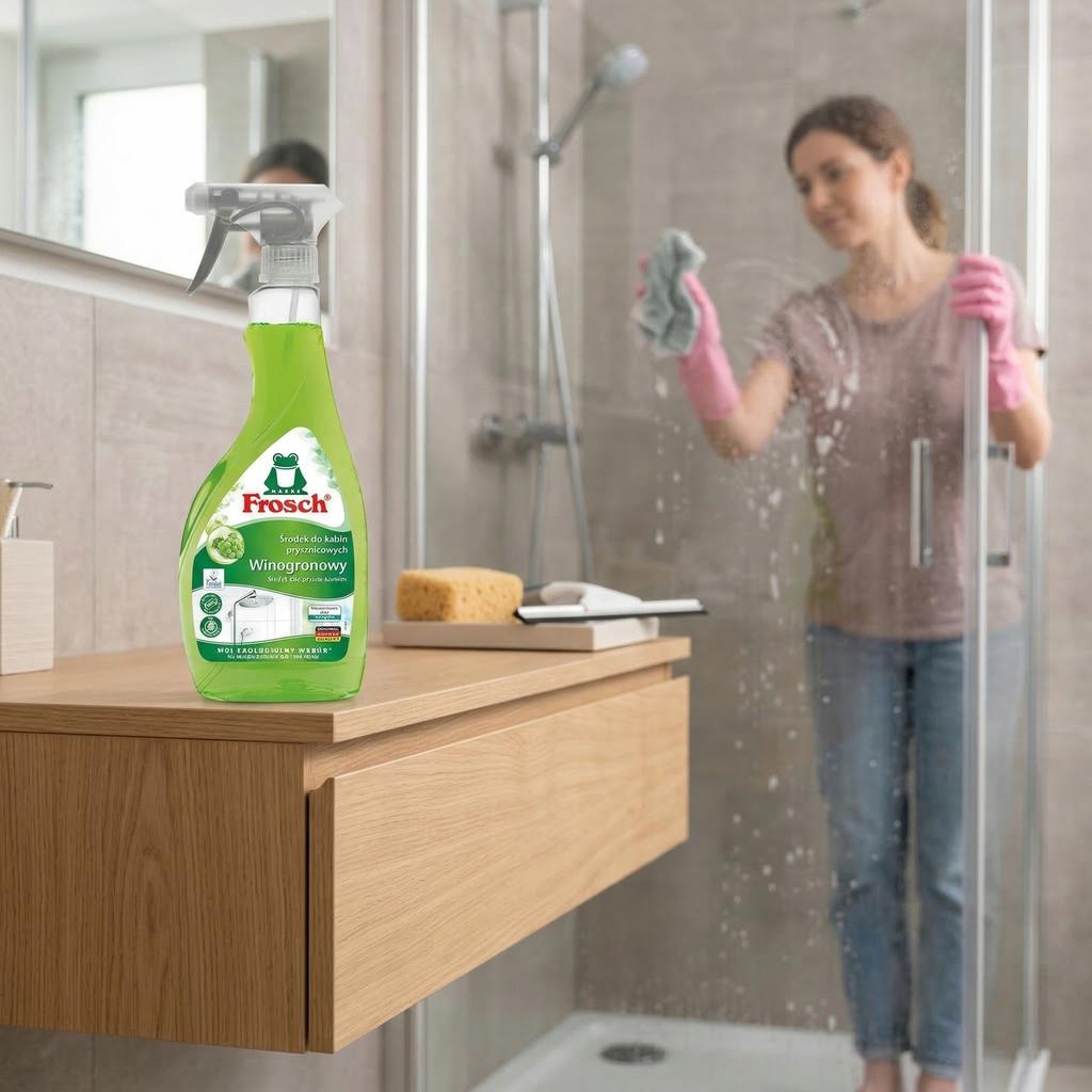 Frosch Środek Do Kabin Prysznicowych Na Kamień I Osady Winogronowy 500Ml