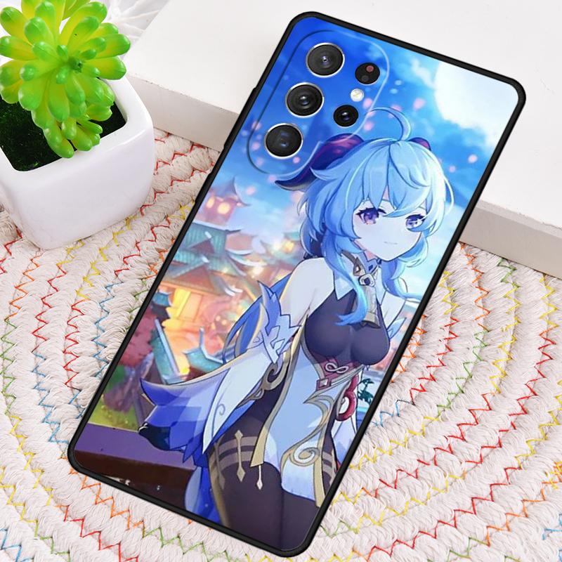 Ganyu Genshin Impact Soft Silicone Phone Case For Samsung Galaxy Note 10 Pro S26 S25 S24 S23 S22 S21 Plus S25Ultra Capa Cover