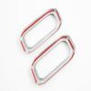 For Jetour Shanhai L7 X70 PLUS 2024 2025 2026 ABS CarbonFiber Car Center Air Condition Vent Cover Trim Interior Accessories