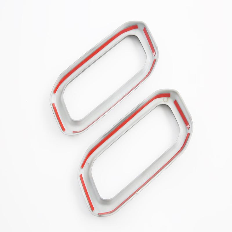 For Jetour Shanhai L7 X70 PLUS 2024 2025 2026 ABS CarbonFiber Car Center Air Condition Vent Cover Trim Interior Accessories
