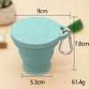 Silicone Cat Paw Portable 180ml Folding Water Cup - Travel-Friendly Retractable Design