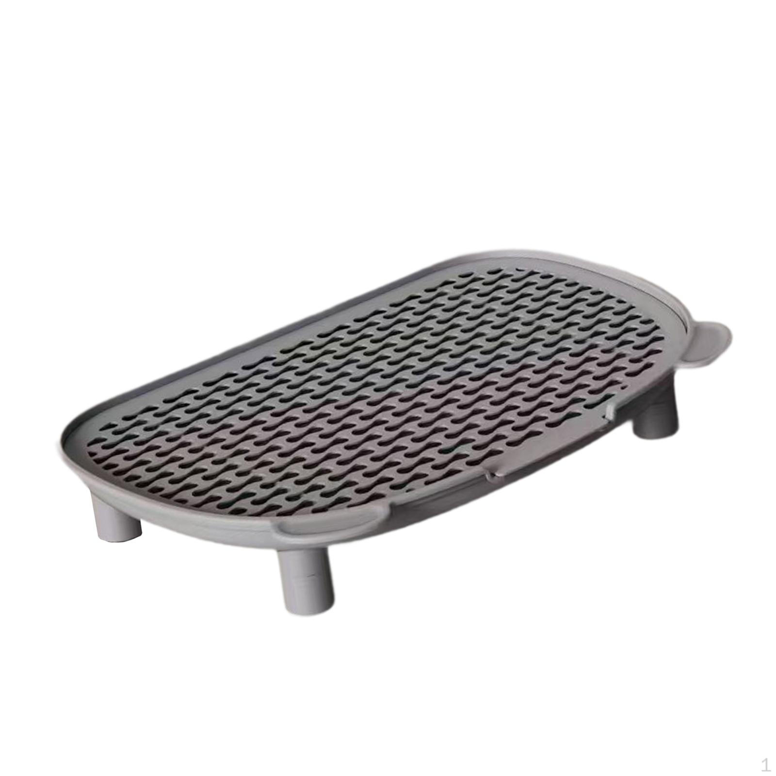 

Absorbent Cat Litter Mat with Removable Multifunctional Pedal Ramp, PP Mat, Accessory for Washable