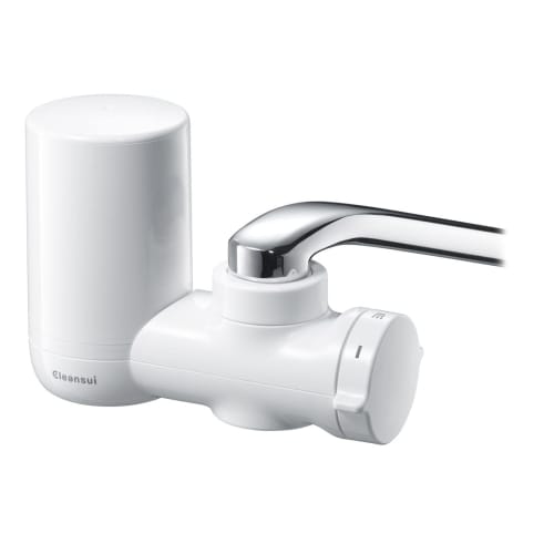 Cleansui MONO Series Faucet-Mount Water Purifier (MD111-WT) with One Cartridge, Removes PFOS/PFOA and Fluorocarbon Compounds