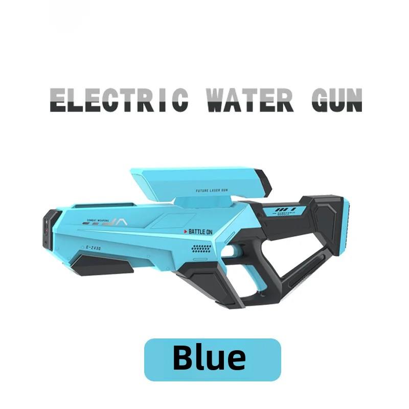 Electric Water Gun Powerful Squirt Automatic Water Suction Continuous Firing Watergun Large Capacity Summer Outdoor Beach Toy