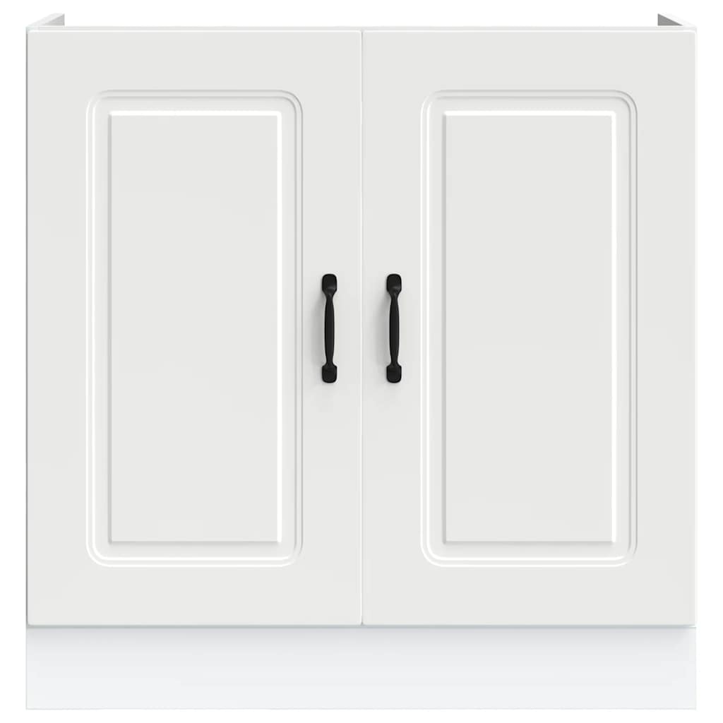 Vidaxl Sink Cabinet, Kalmar, White, 80X46X81.5 Cm