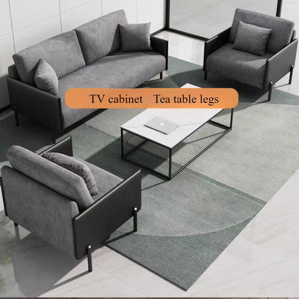 4pcs Modern Matte Black Metal Furniture Legs, 15cm Support Feet for Bed and Cabinet Hardware Accessories, Legs for Furniture
