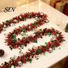 Christmas Gift Embellishment Snowflake Tinsel Garland, 200cm Light Blue Purple Foil Tree Ornament Ribbon Strip for Staircase Window, Holiday