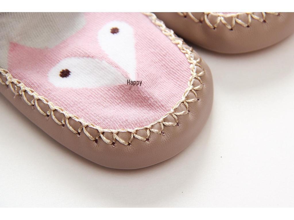 Neue Herbst Cartoon Fuchs Rutschfeste Baby- und Kleinkindsocken