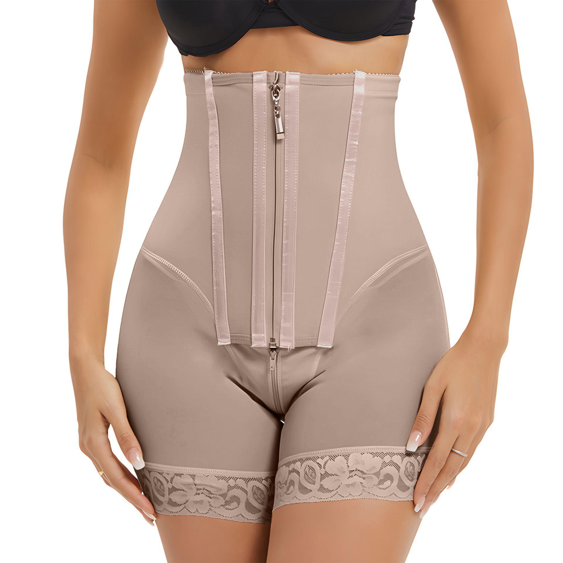 

European & American High-Waisted Tummy Control Body Sculpting Pants with Butt Lifting for Women XS