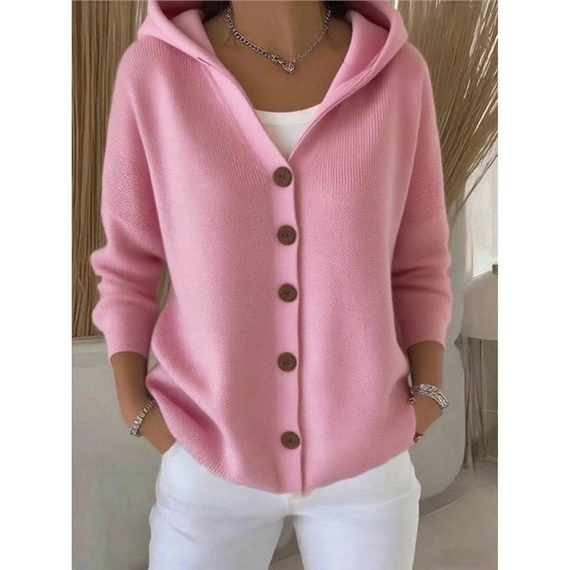 MGHR Women's Vintage Casual Solid Color Print Autumn Winter Long Sleeve Jackets & Coats