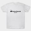 Men Black Print T-shirt Factory Records Vintage Music Art 2026 Nº 4 No-Cut Transfer Paper Print Cotton Tshirt