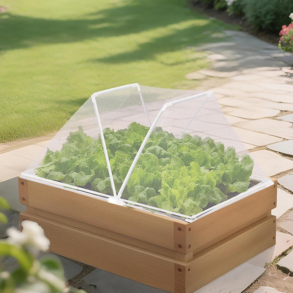 Foldable Plant Protection Cover Insect-Proof Net Bird Barrier Net Terrace Net Cover-Seedling Insulation Cover For Outdoor Garden