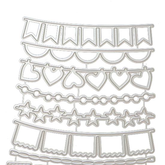 Razicí raznice Široká aplikace Snadno ovladatelný Lehký Scrapbooking DIY šablonová forma pro ruční práce