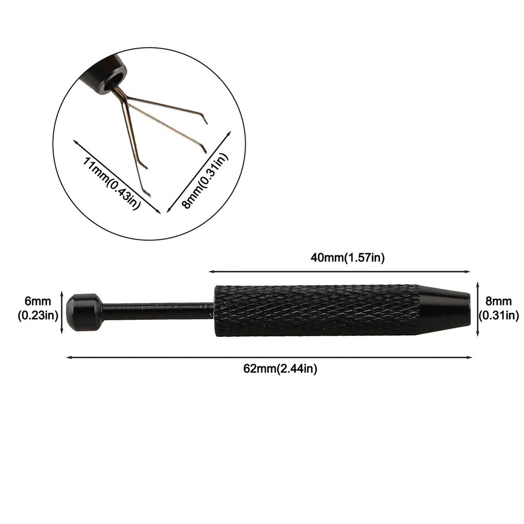 Ferramenta Pegadora de Joias com 4 Garras Pegador de Componentes Eletrônicos Pinça de Garra para Pedras Preciosas Chip Pick-up Pen Ferramenta Manual de Reparo Eletrônico