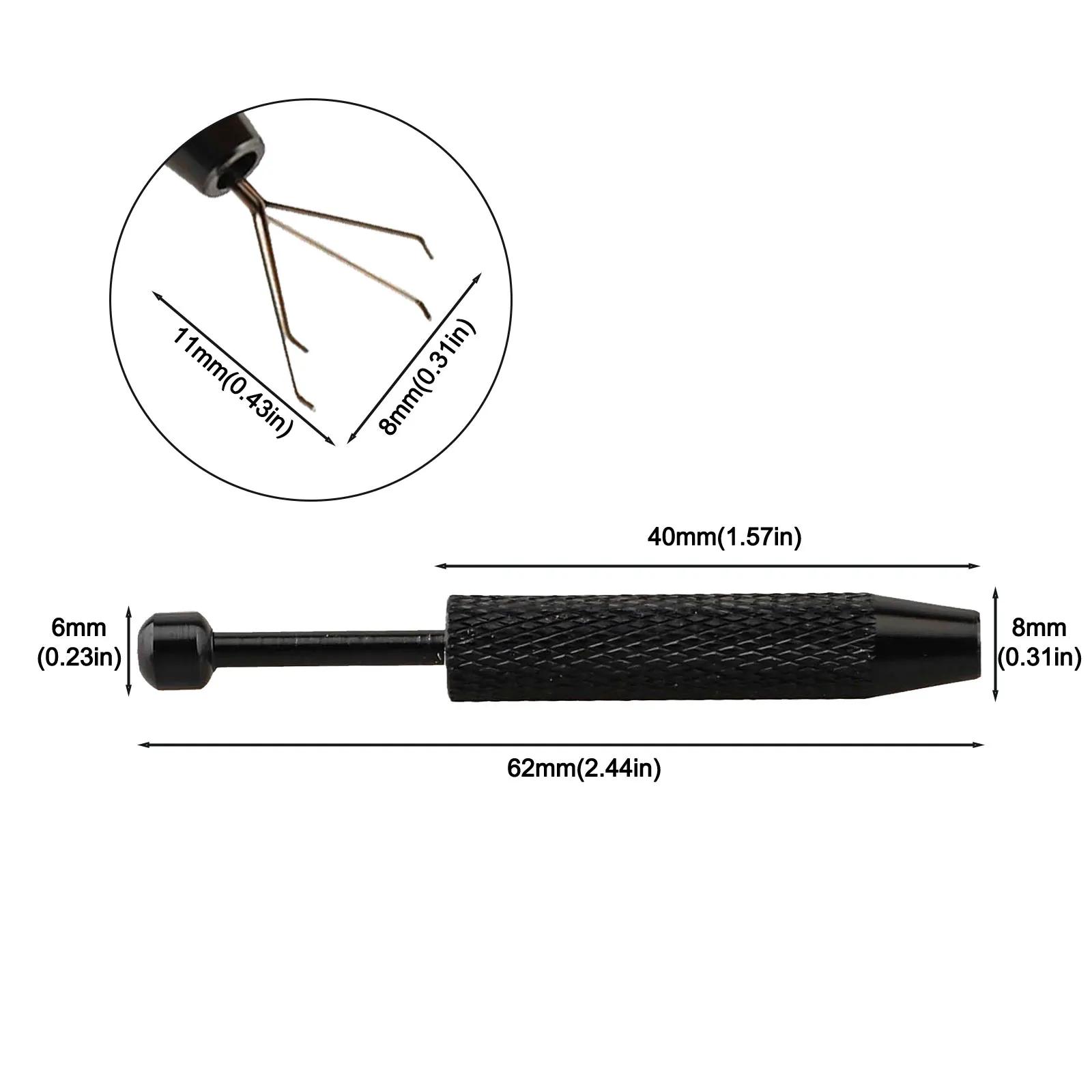 Electronic Component Gripper Tweezer Grabber Small Workpieces Gripper 62X8mm Gem Prong Holder Quality Construction