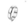 Seven-Color Titanium Steel Frosted Rotatable Ring Band
