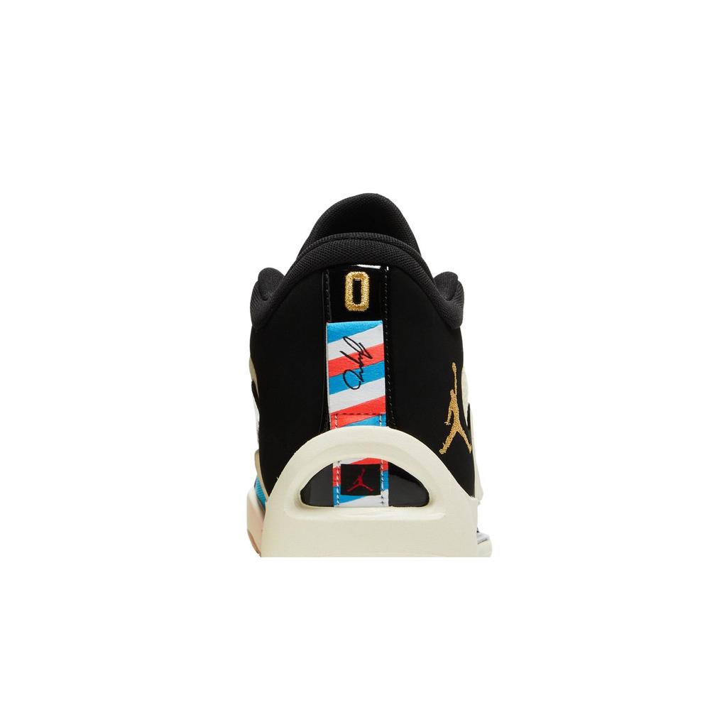 Air Jordan Tatum 1 PF 'Barbershop' (Unisex) Coconut Milk / Metallic Gold / Black / Laser Blue / Bright Crimson Basketball Shoes DX5574 180